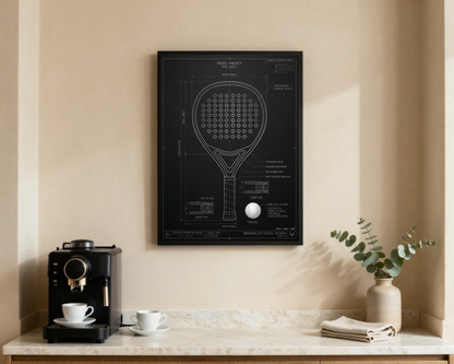 Padel Racket Blueprint